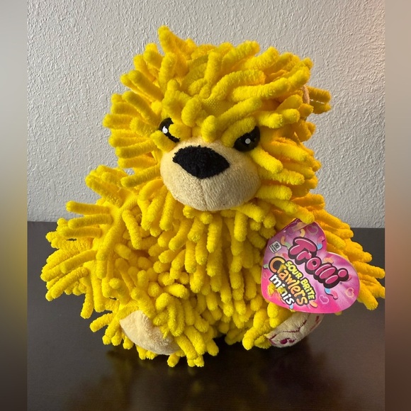 Trolls Yellow Fuzzy Plush Toy - Picture 1 of 6